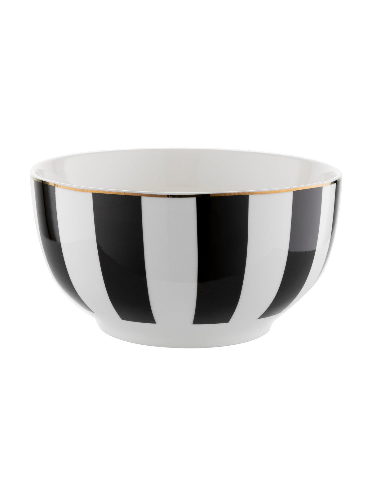Salaterka stripes black 13cm