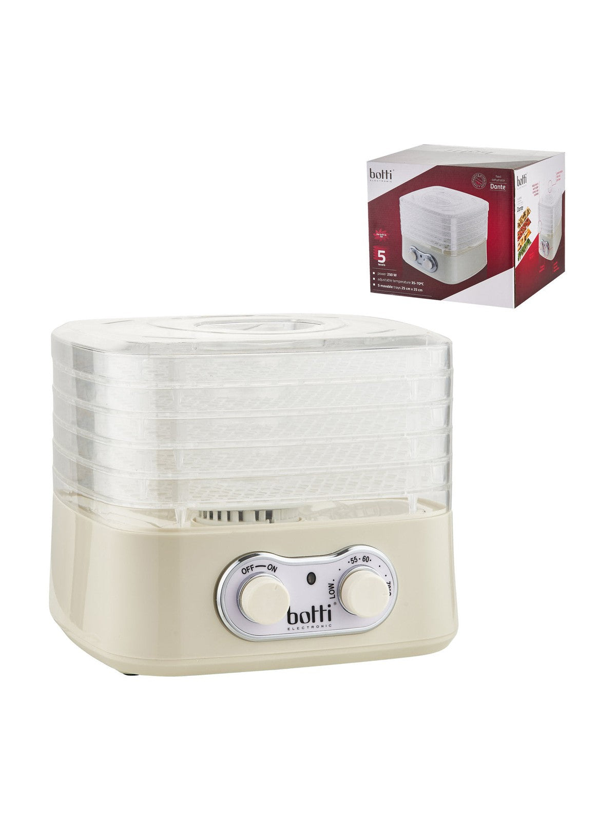 Suszarka do grzybów owoców Botti Dante 250 W