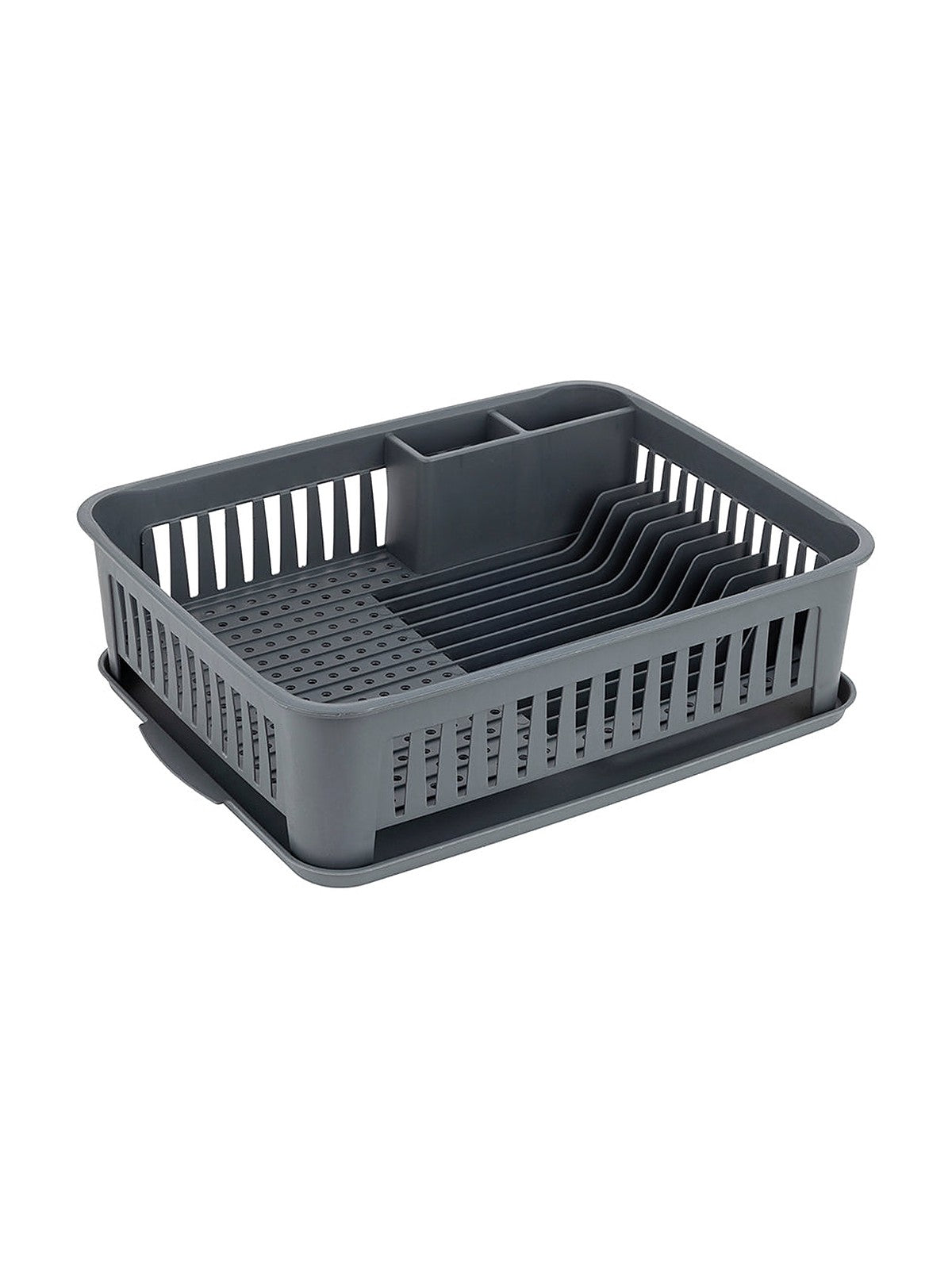 Suszarka do naczyń plastikowa vivo 42x33x12cm z podstawką antracytowa