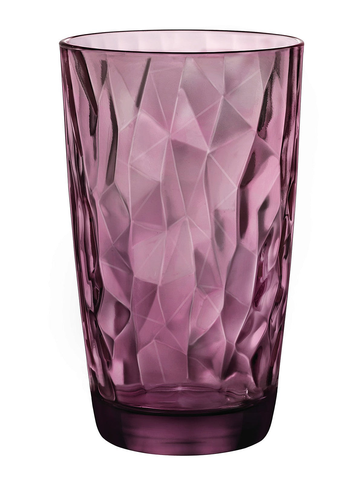 Szklanka diamond long drink 470ml fioletowa