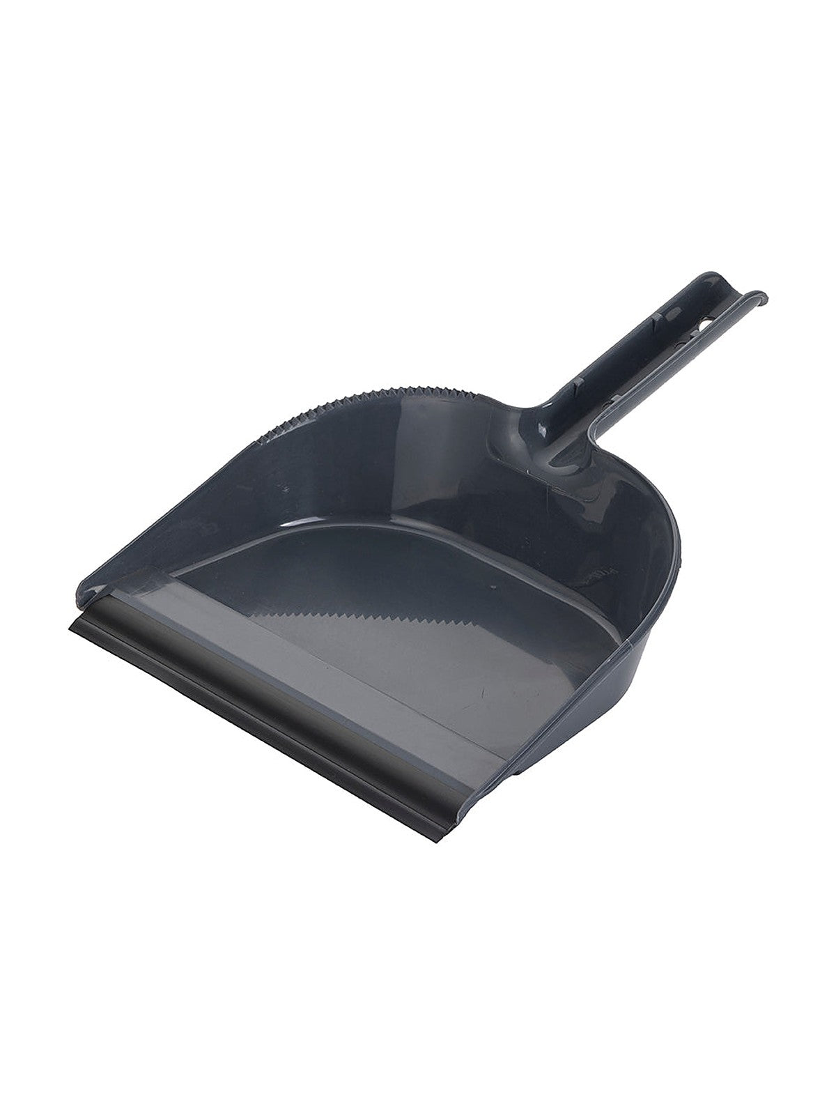 Szufelka na kij plastikowa lux ciemny szary