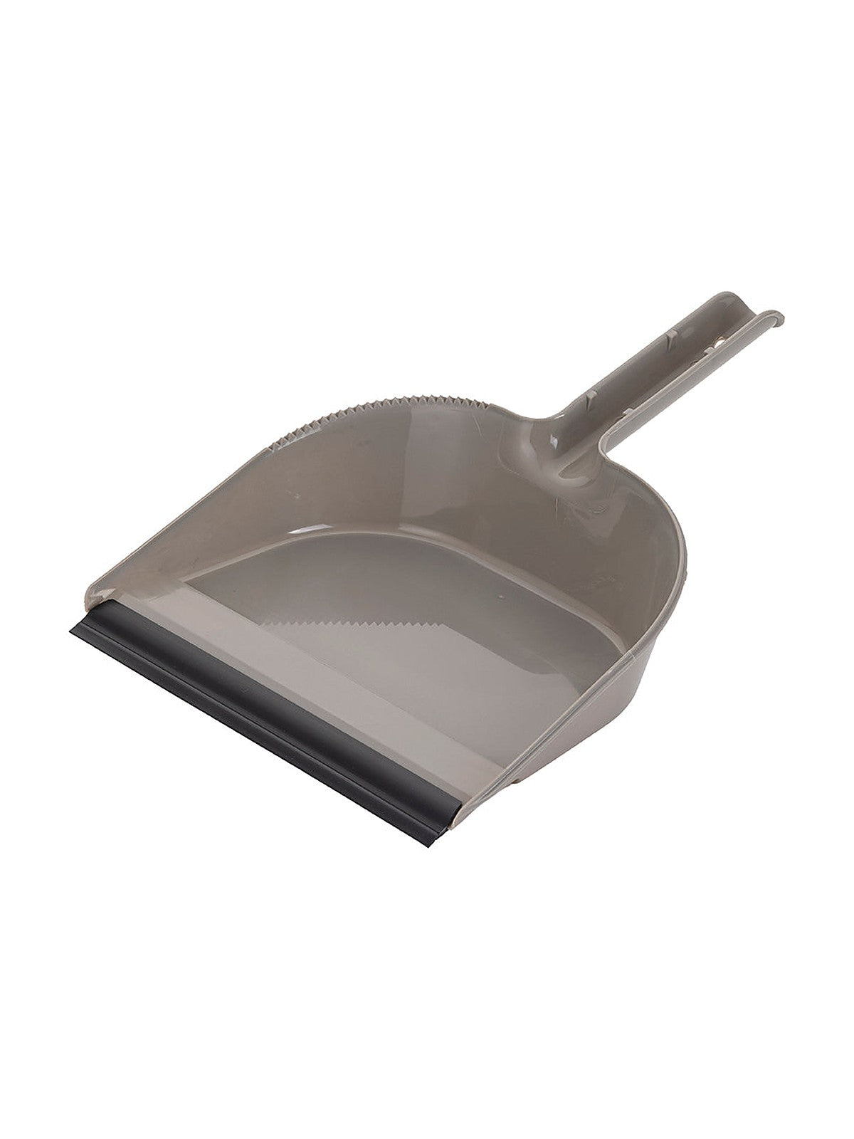 Szufelka na kij plastikowa lux jasny szary
