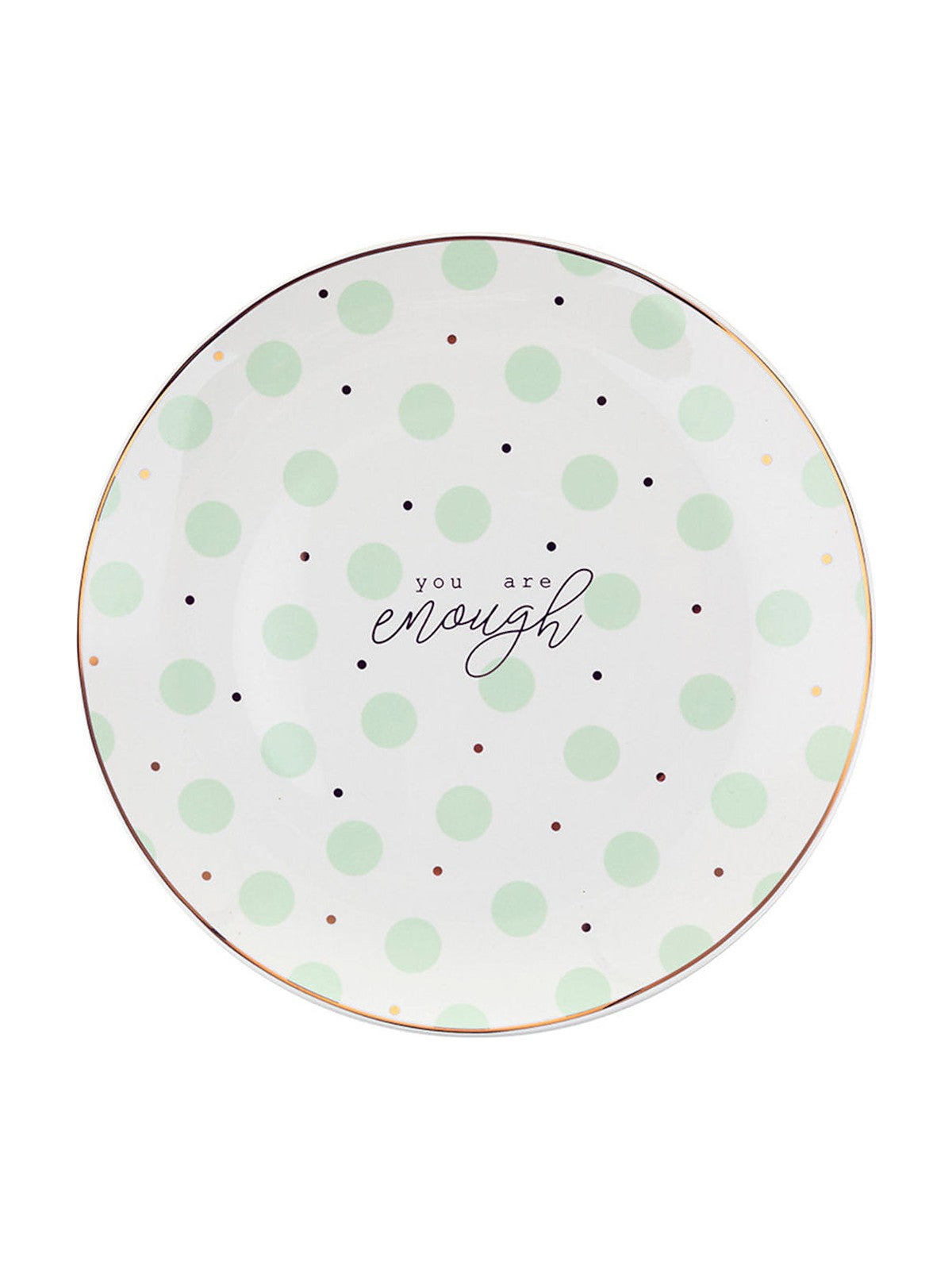 Talerz deserowy mint dots 20cm