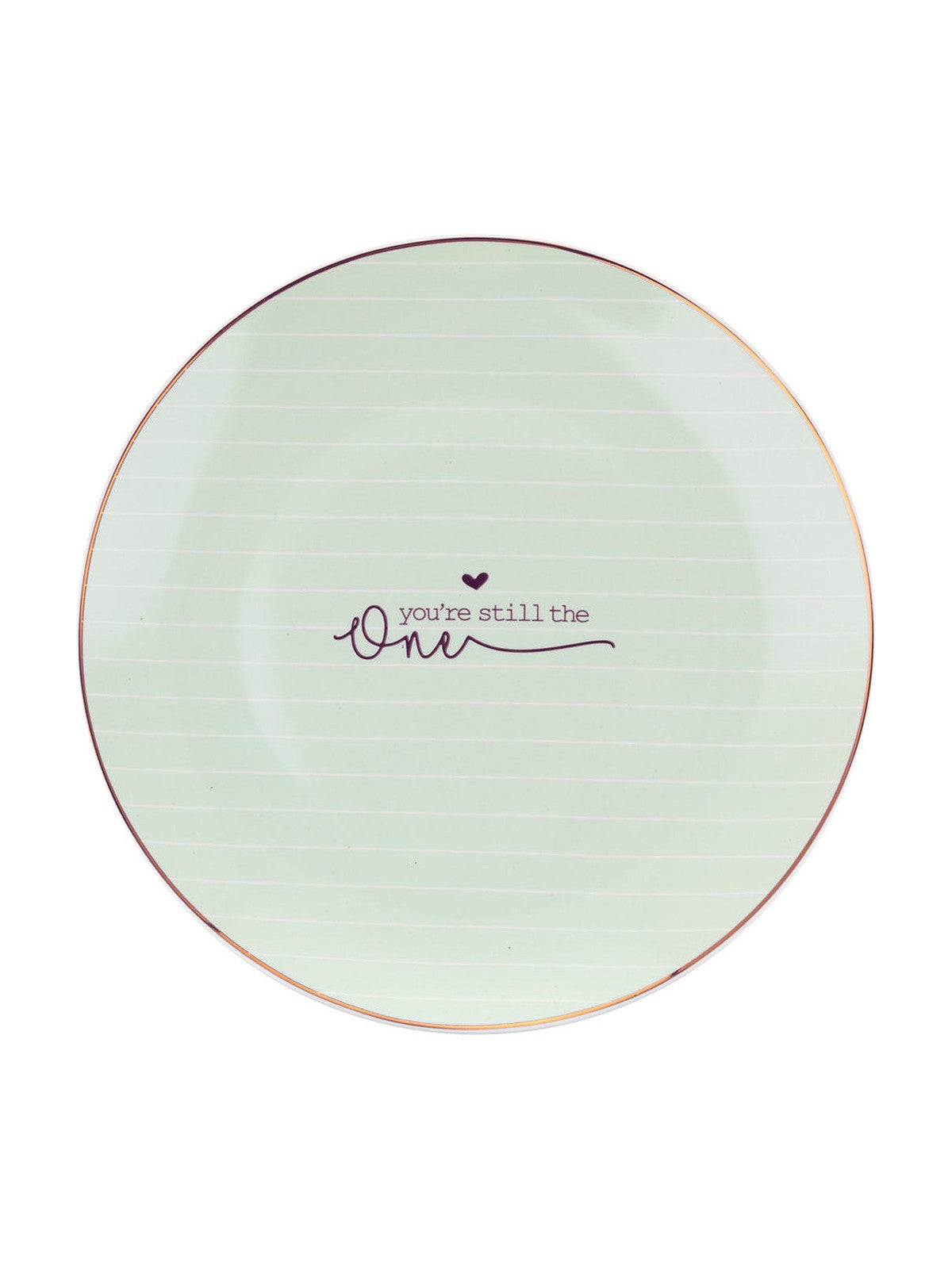Talerz deserowy mint stripes 20cm
