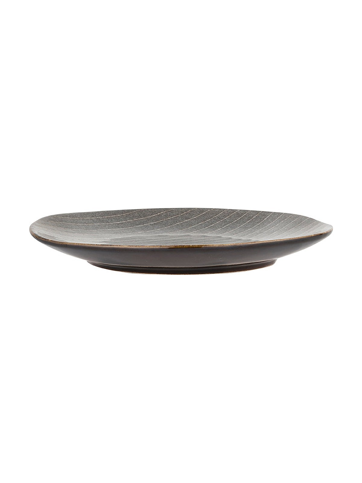 Talerz deserowy stripes gray 20,5cm