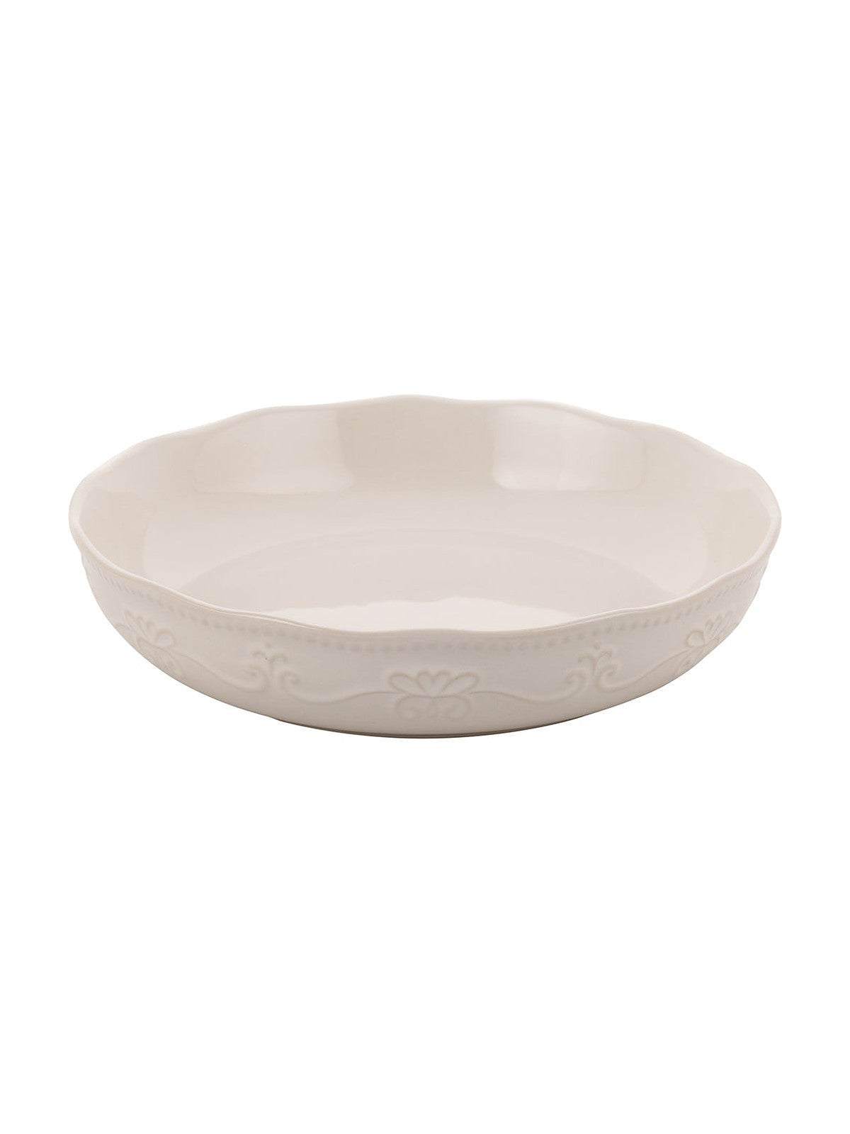TALERZ GŁĘBOKI RUSTIC WHITE 20CM
