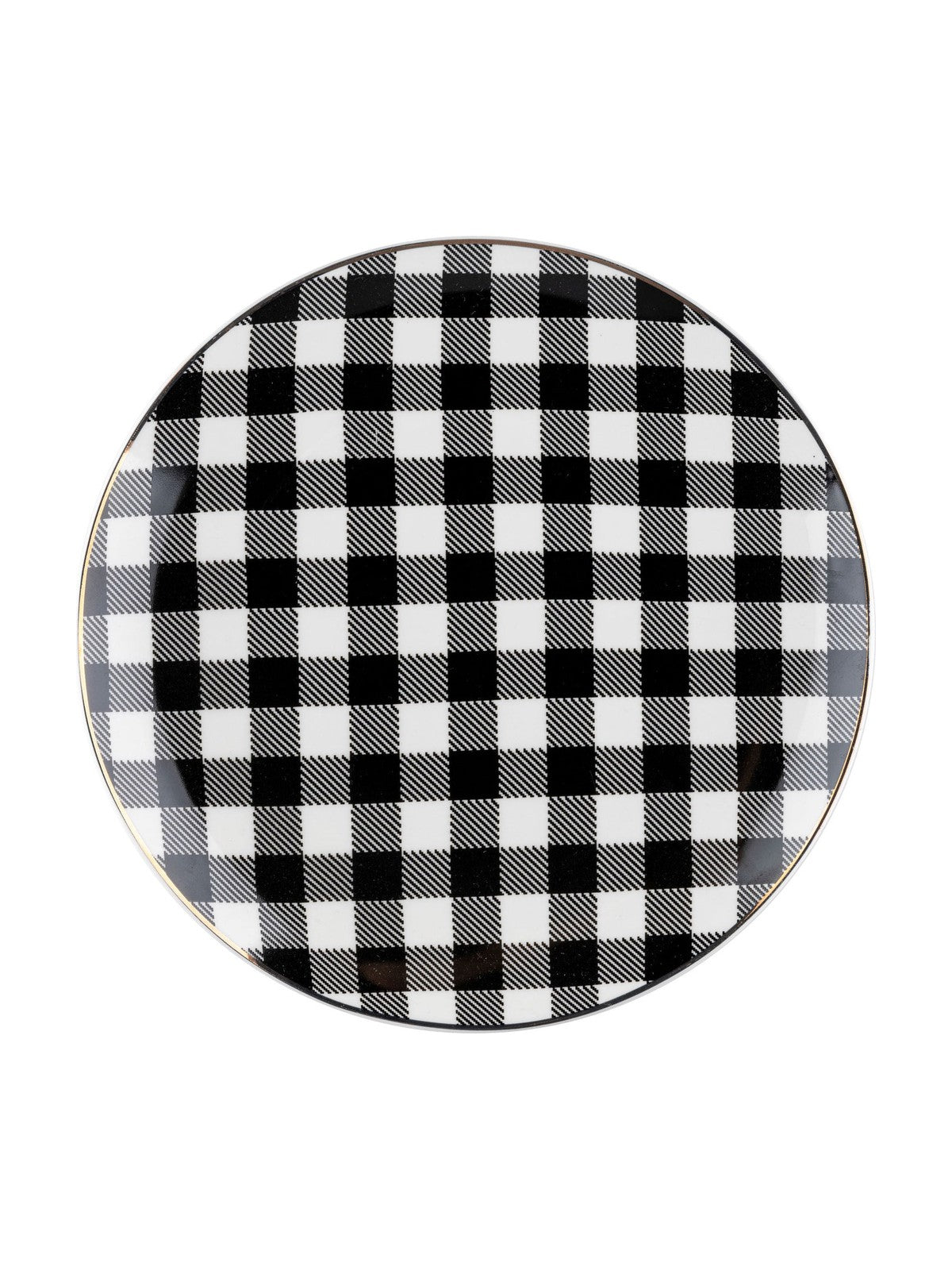 Talerz głęboki winter glam grid 21,5cm