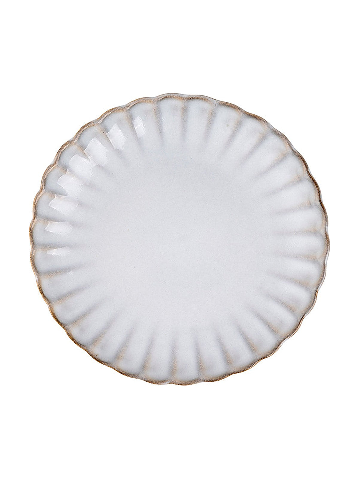 TALERZ PŁYTKI ATLANTICA SZARA 25CM