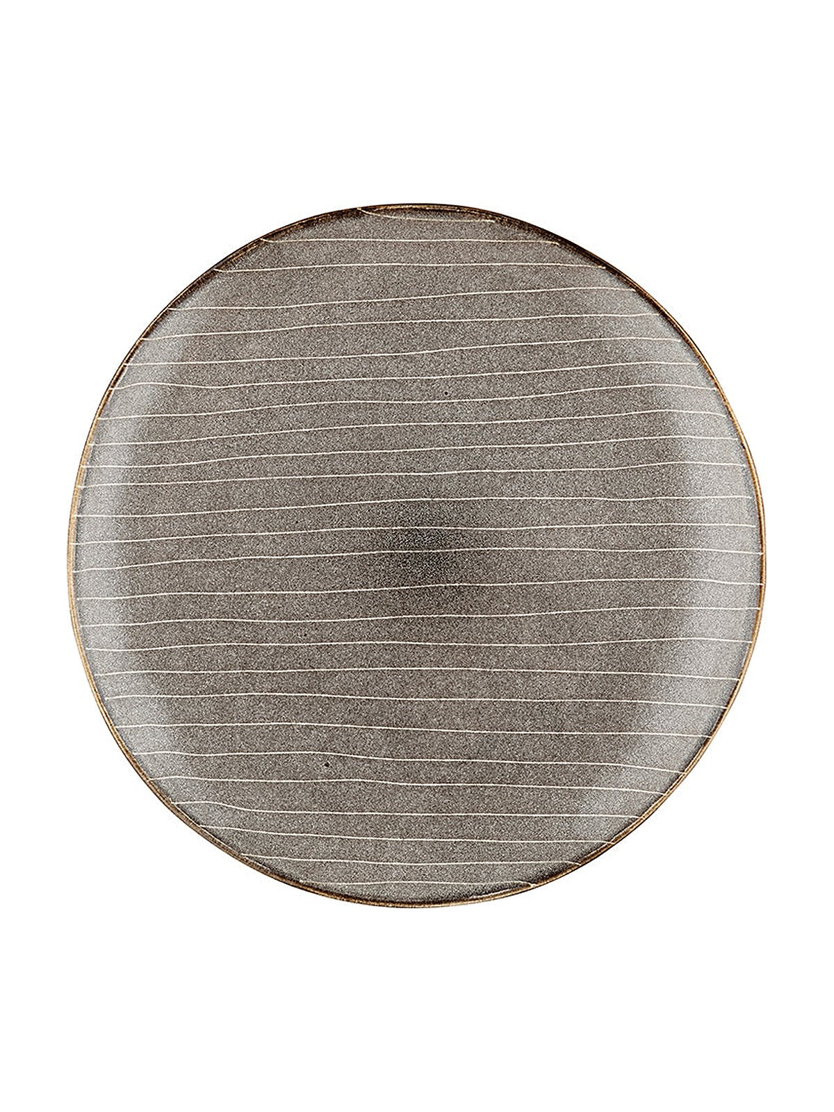Talerz płytki stripes gray 26,5cm