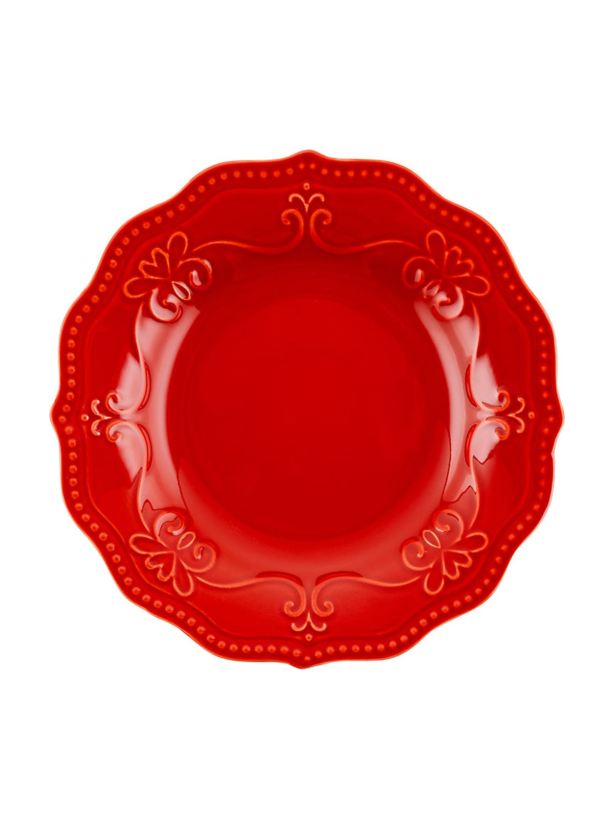 TALERZ RUSTIC RED 26,5CM