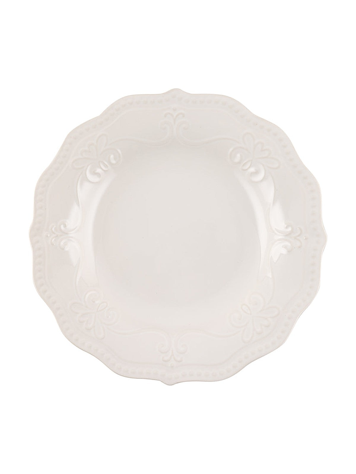 TALERZ RUSTIC WHITE 26,5CM