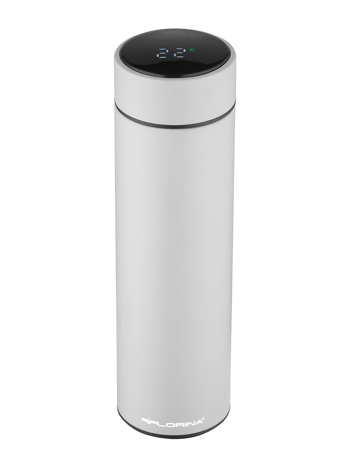 Termos z termometrem Florina Momo 450 ml szary