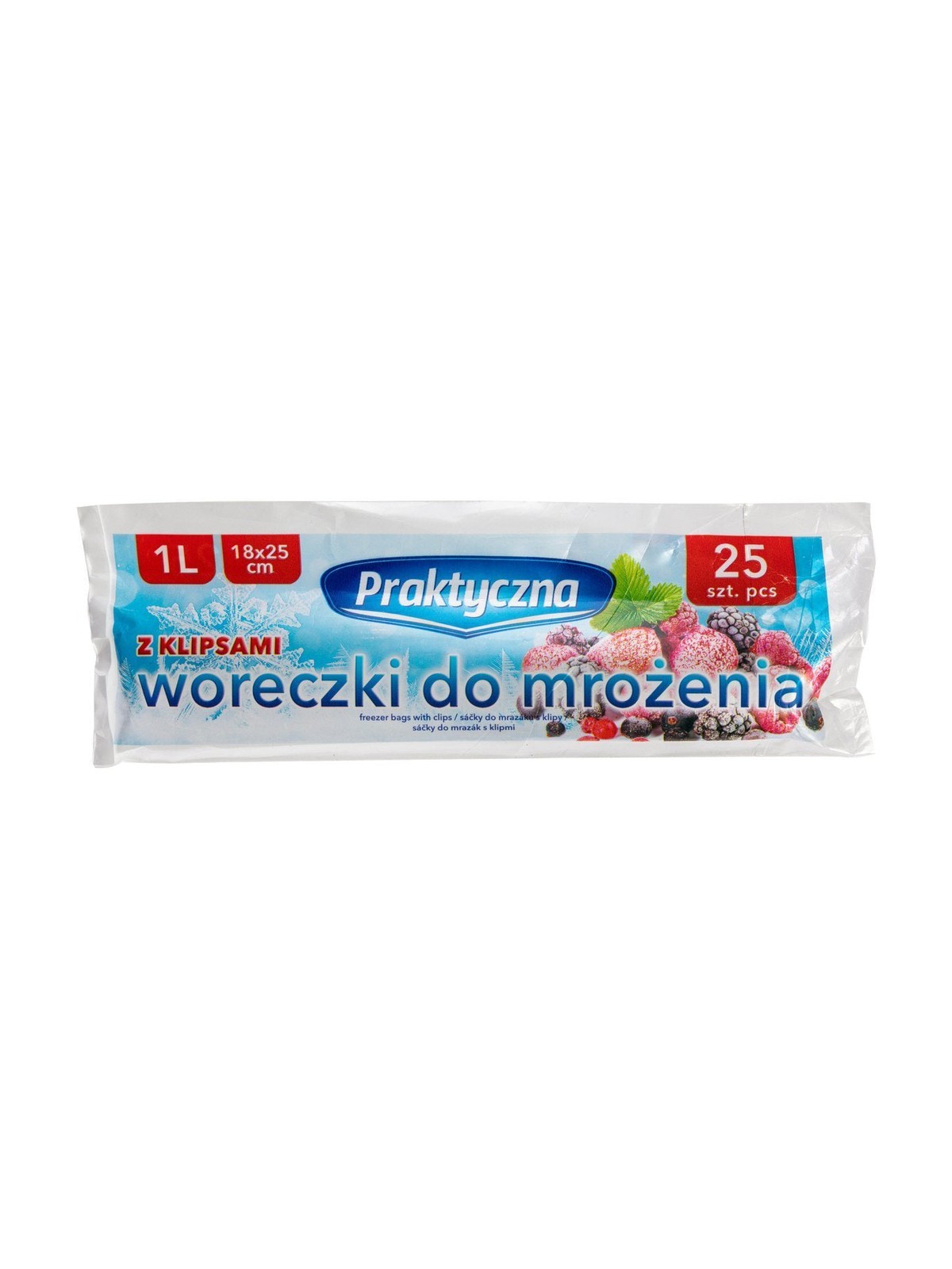 Woreczki praktyczna do zamrażania 1l 25szt
