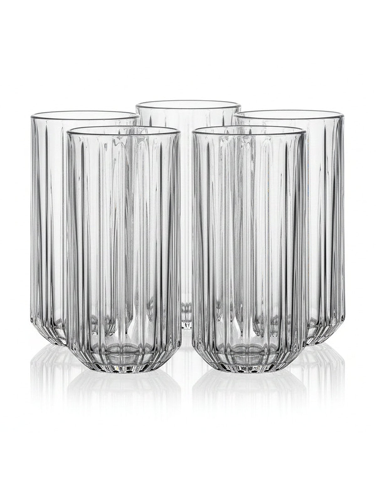 Zestaw 4 szklanek long drink Florina Stretto 390 ml