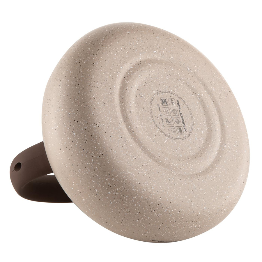 Czajnik nierdzewny na indukcję i gaz Florina Lava 2,5 l beżowy