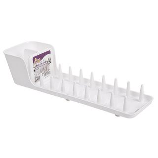 Ociekacz do naczyń Praktyczna Capri biały 44,5 x 10,2 x 13,8 cm