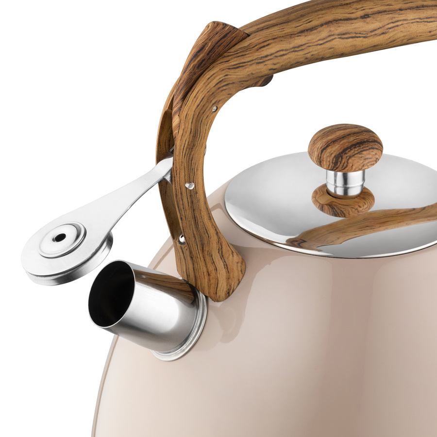 Czajnik nierdzewny Florina Frank 2,5 l, brązowy