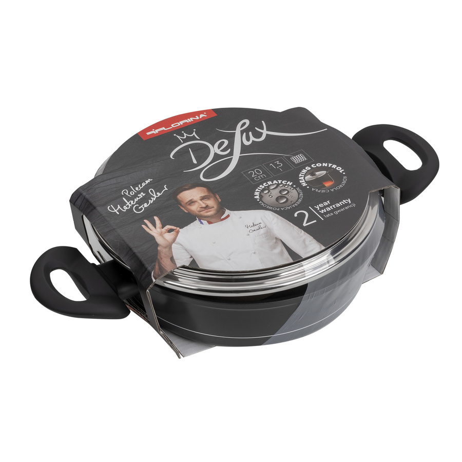 Garnek niski aluminiowy Florina Delux by Mateusz Gessler 20 cm 1,3 l