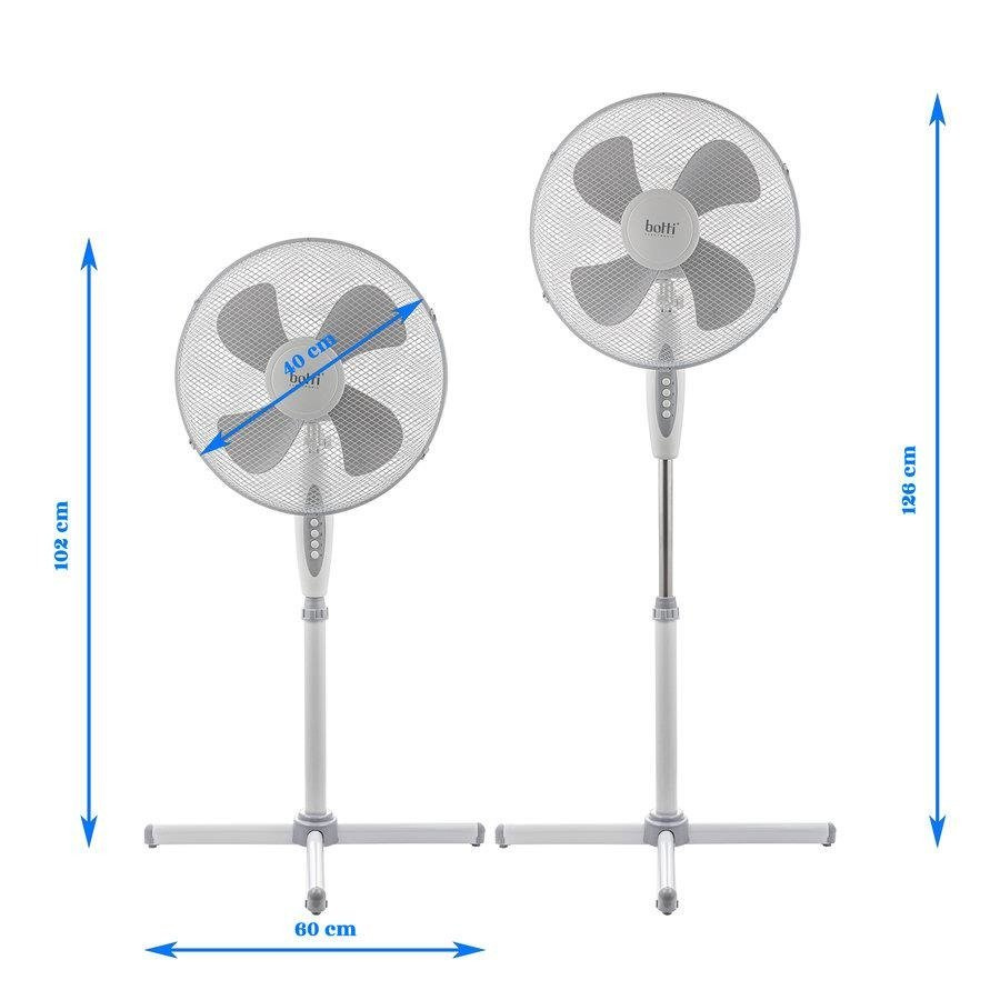 Wentylator podłogowy Botti Electronic Stellar 40 cm 45 W