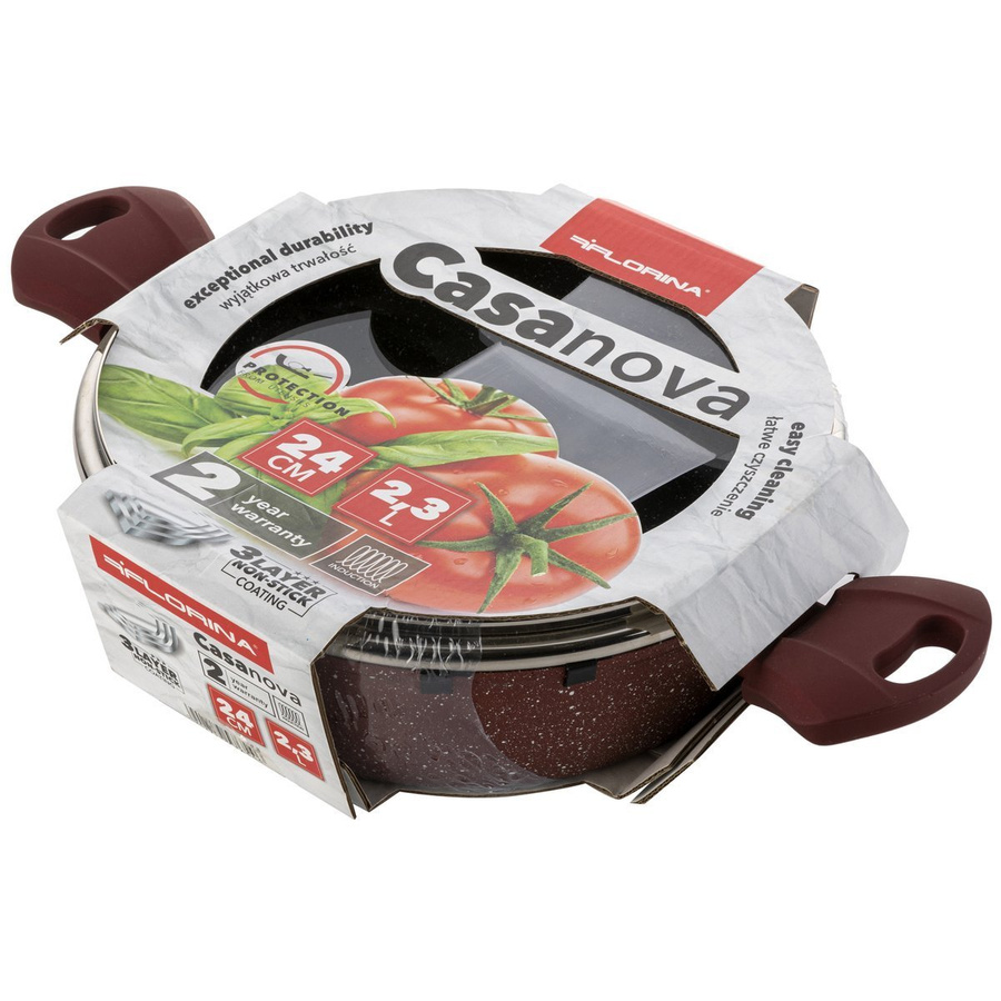 Garnek aluminiowy niski Casanova 24 cm 2,3 l Florina