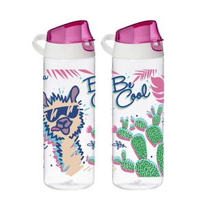 Butelka / bidon z uchwytem Florina Sport 750 ml mix dekoracji