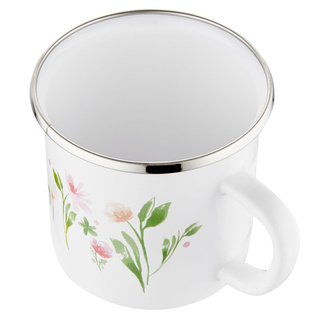 Kubek emaliowany Emalia Polska Pleszew Spring 8 cm 500 ml