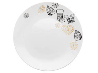 Talerz deserowy 20,5 cm Christmas Motions Florina