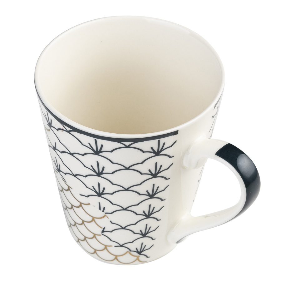 Kubek porcelanowy Florina Milano 310 ml mix wzorów