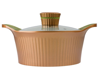 Garnek aluminiowy Florina Forest z pokrywką 20 cm 2,4 l