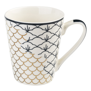 Kubek porcelanowy Florina Milano 310 ml mix wzorów