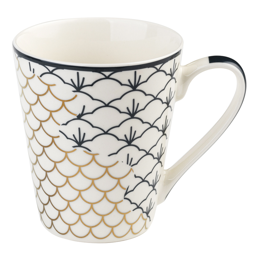 Kubek porcelanowy Florina Milano 310 ml mix wzorów