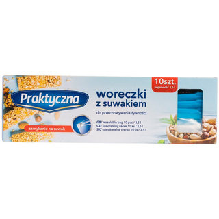 3x Woreczki z suwakiem praktyczna 3,5l 10 szt