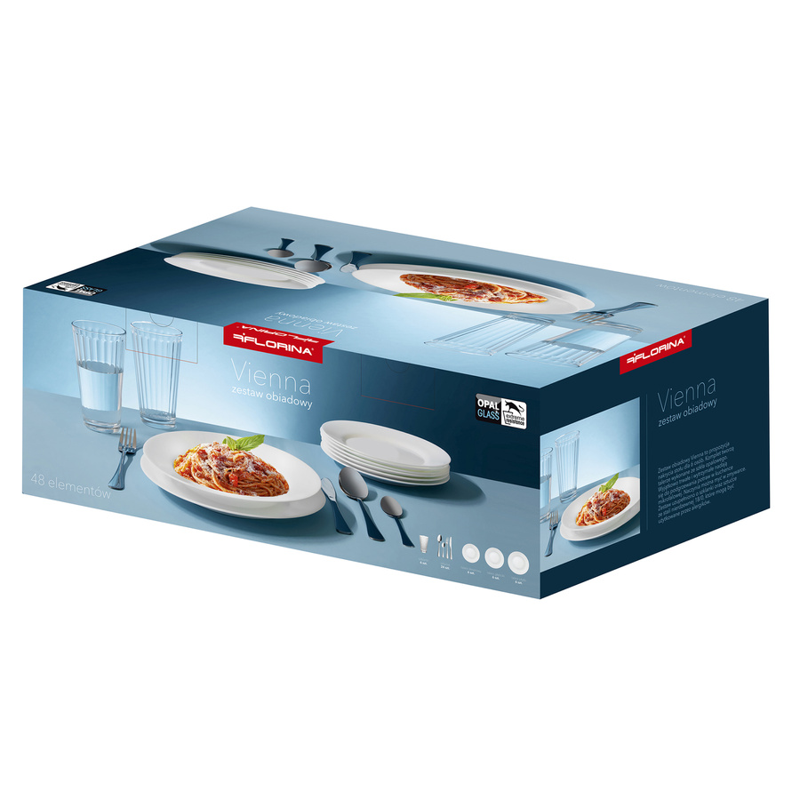 Zestaw obiadowy Florina Vienna 48 elementów