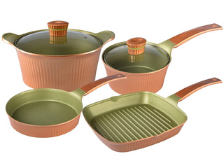 ZESTAW GARNEK RONDEL PATELNIA GRILL FLORINA FOREST