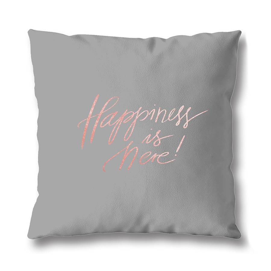 Poszewki Metallic Happiness 40 x 40 cm 