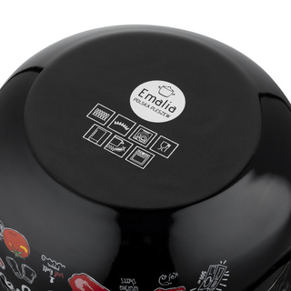 Zestaw garnków emaliowanych Emalia Polska Pleszew Lasagne 2,2 l i 3 l i 4,2 l i 5,3 l