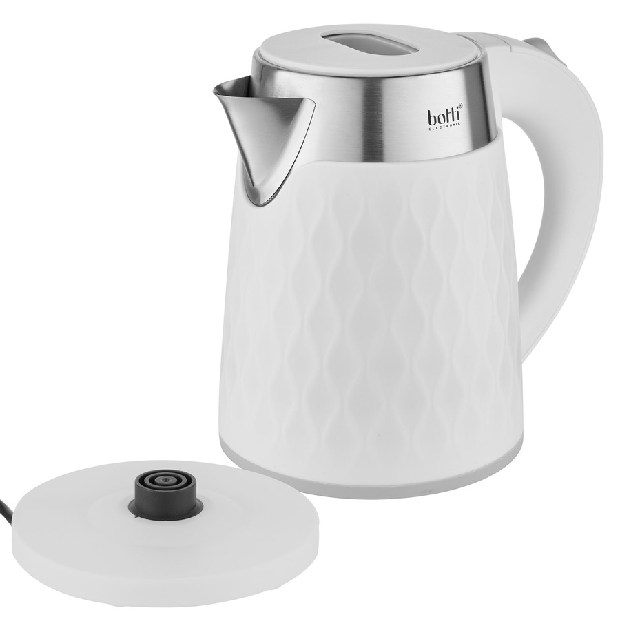 Czajnik elektryczny Botti Electronic James 1,7 l 1800 W biały