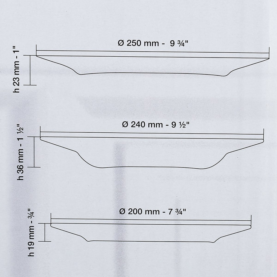 Talerze obiadowe Bormioli Rocco Toledo 18 elementów
