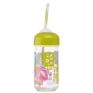 Butelka ze słomką Florina Bubble 330 ml