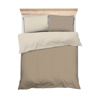 Pościel Miss Lucy Pure Collection satyna 160 x 200 cm i 2 x 70 x 80 cm Terra