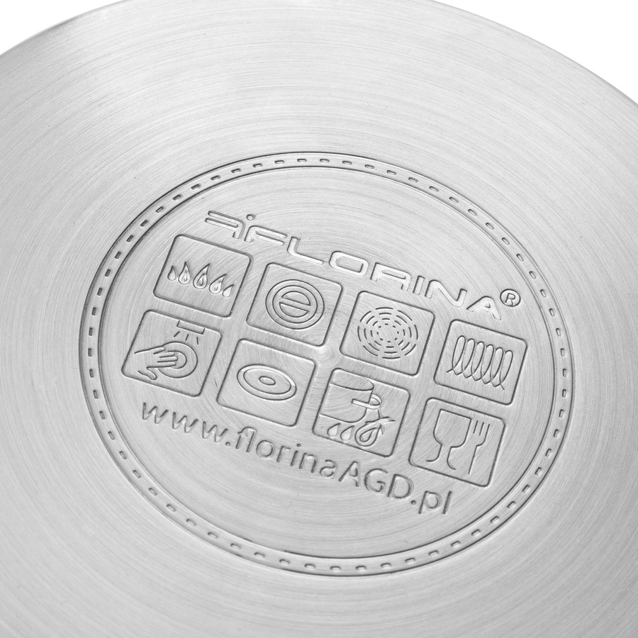 Komplet garnków nierdzewnych Florina Smart 1,5 l i 2 l i 2,5 l 4,5 l