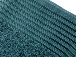 Ręcznik łazienkowy bawełniany Miss Lucy Daunte 70x140 cm szmaragdowy