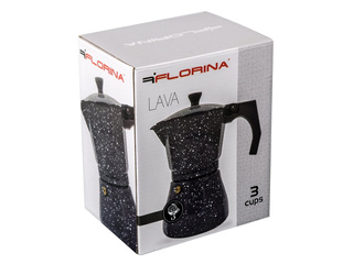 Kawiarka aluminiowa do espresso Florina Lava na 3 filiżanki