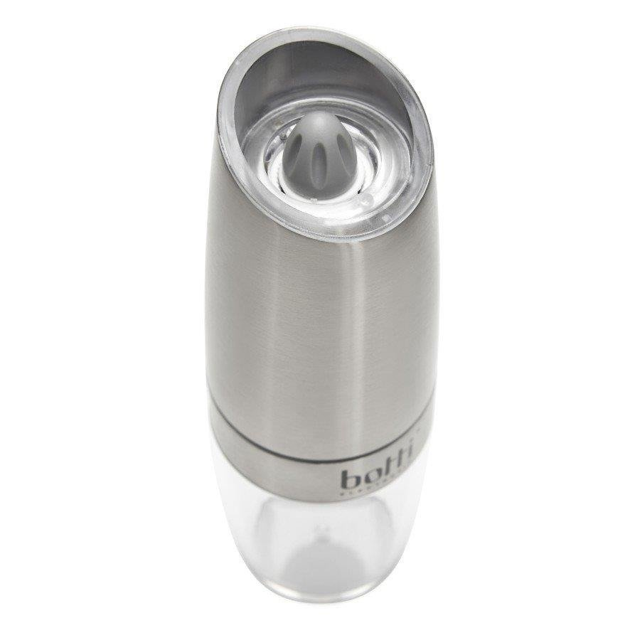 Młynek elektryczny do mielenia soli lub pieprzu Botti Monta stalowy, grawitacyjny