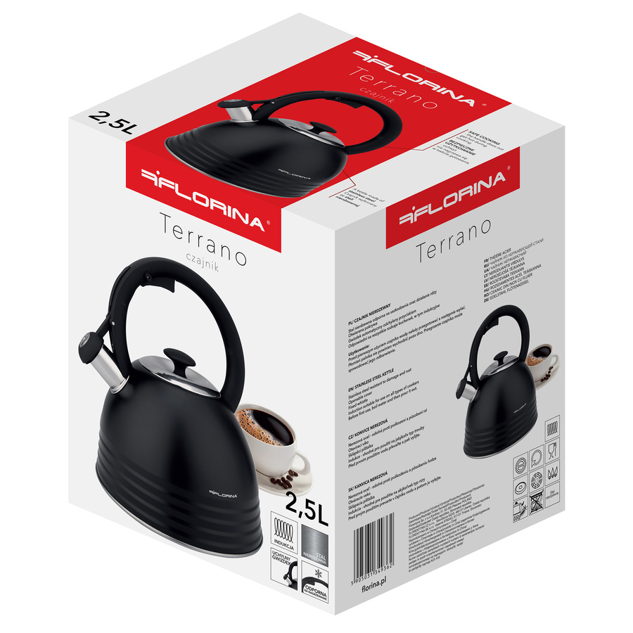 Czajnik nierdzewny Terrano 2,5 l