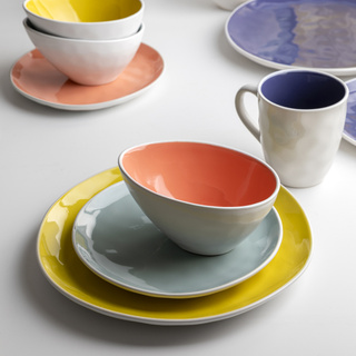 Talerz deserowy Arancini Yellow 20,5 cm