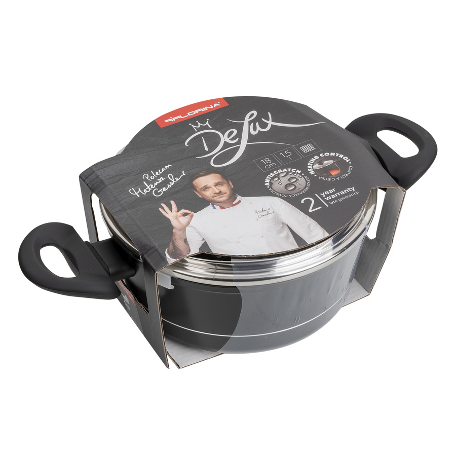 Garnek aluminiowy Florina Delux by Mateusz Gessler 18 cm 1,5 l