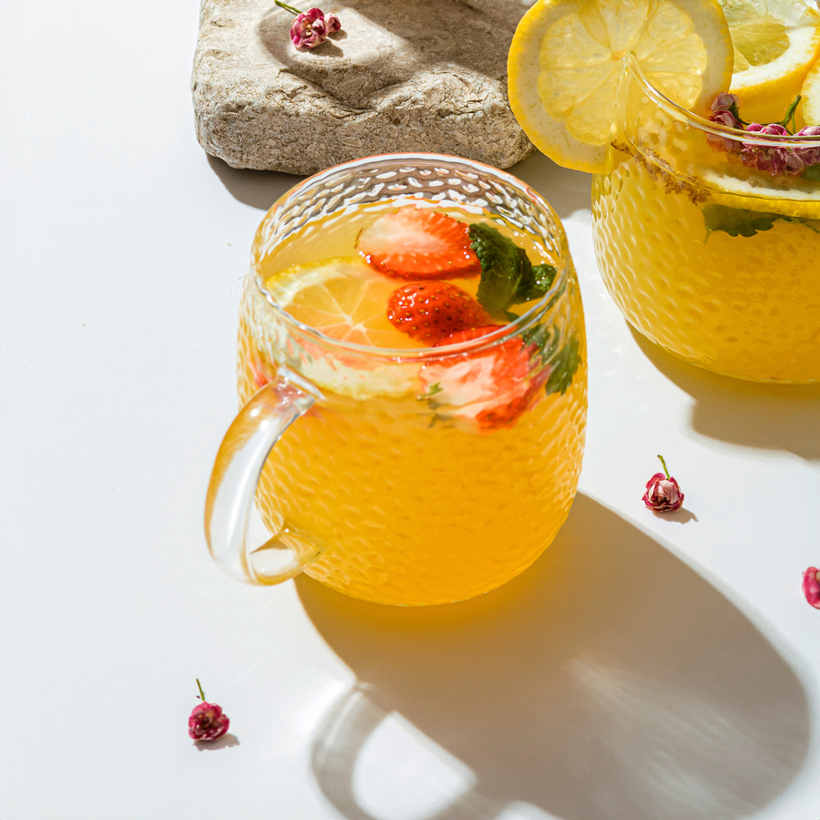 Kubek szklany Florina Savia 380 ml 2 sztuki