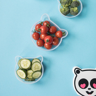 Komplet 4 pojemników śniadaniowych Praktyczna 200 ml, 300 ml, 400 ml, 600 ml