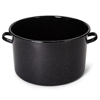 Garnek emaliowany powidlak Emalia Polska Pleszew do słoików z pokrywką 32 cm 15 l